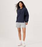 Cotton Soft Oversized Drawstring Hoodie - ododos