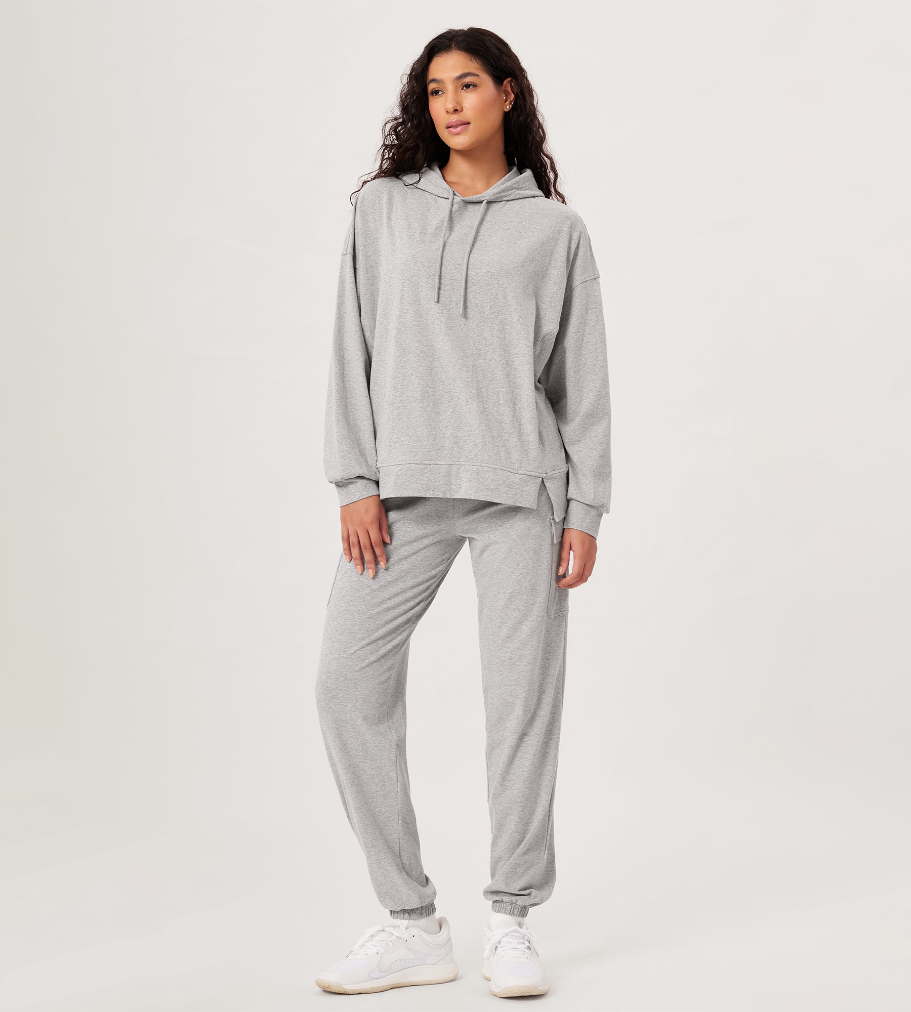 Cotton Soft Oversized Drawstring Hoodie - ododos