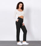 Cloud Feeling Lounge High Waist Jogger Pants with Pockets - ododos