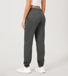 Cotton French Terry Drawstring Casual Sweatpants - ododos