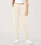 Cotton French Terry Drawstring Casual Sweatpants - ododos