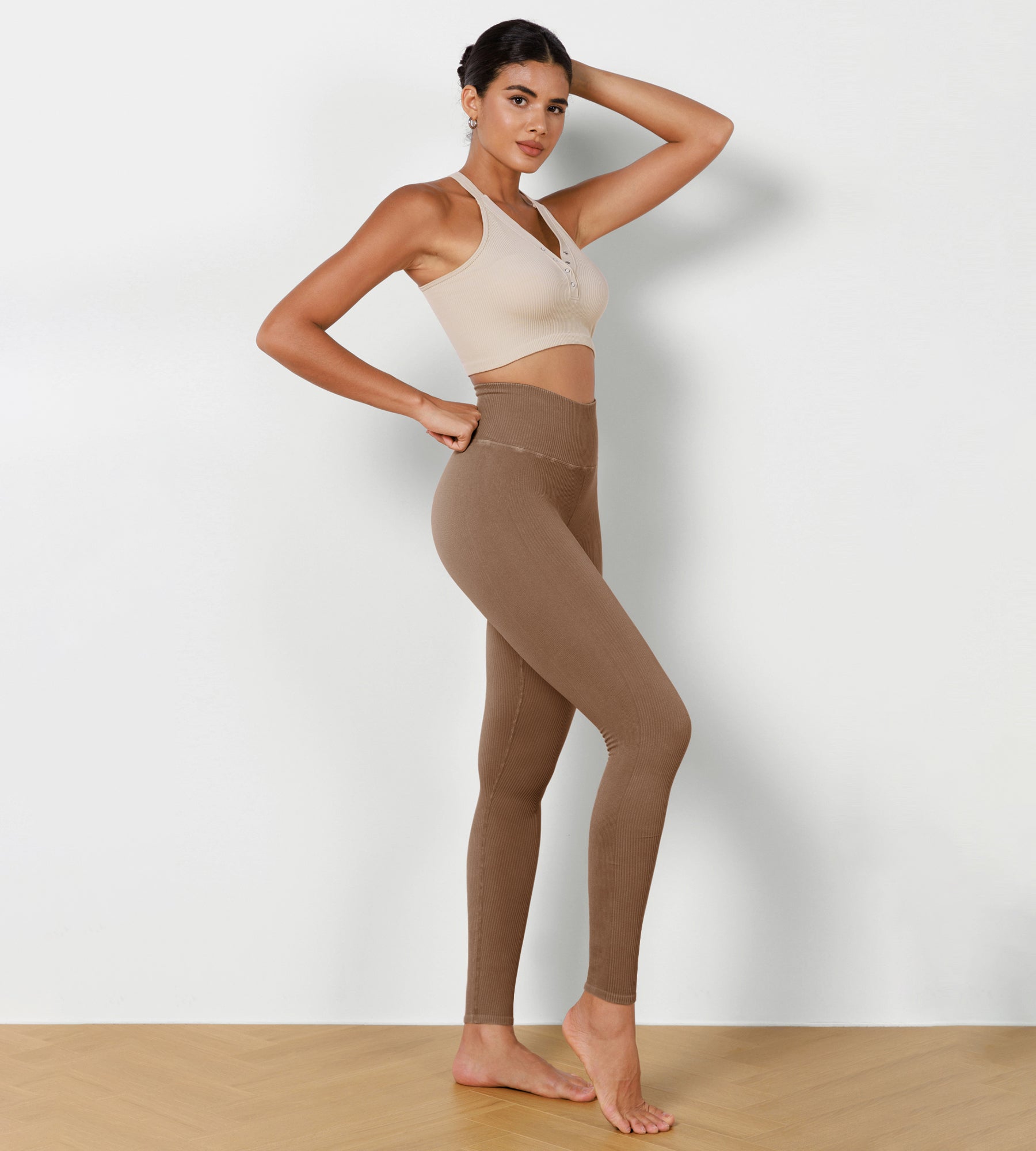 Shops ribbed yoga pants