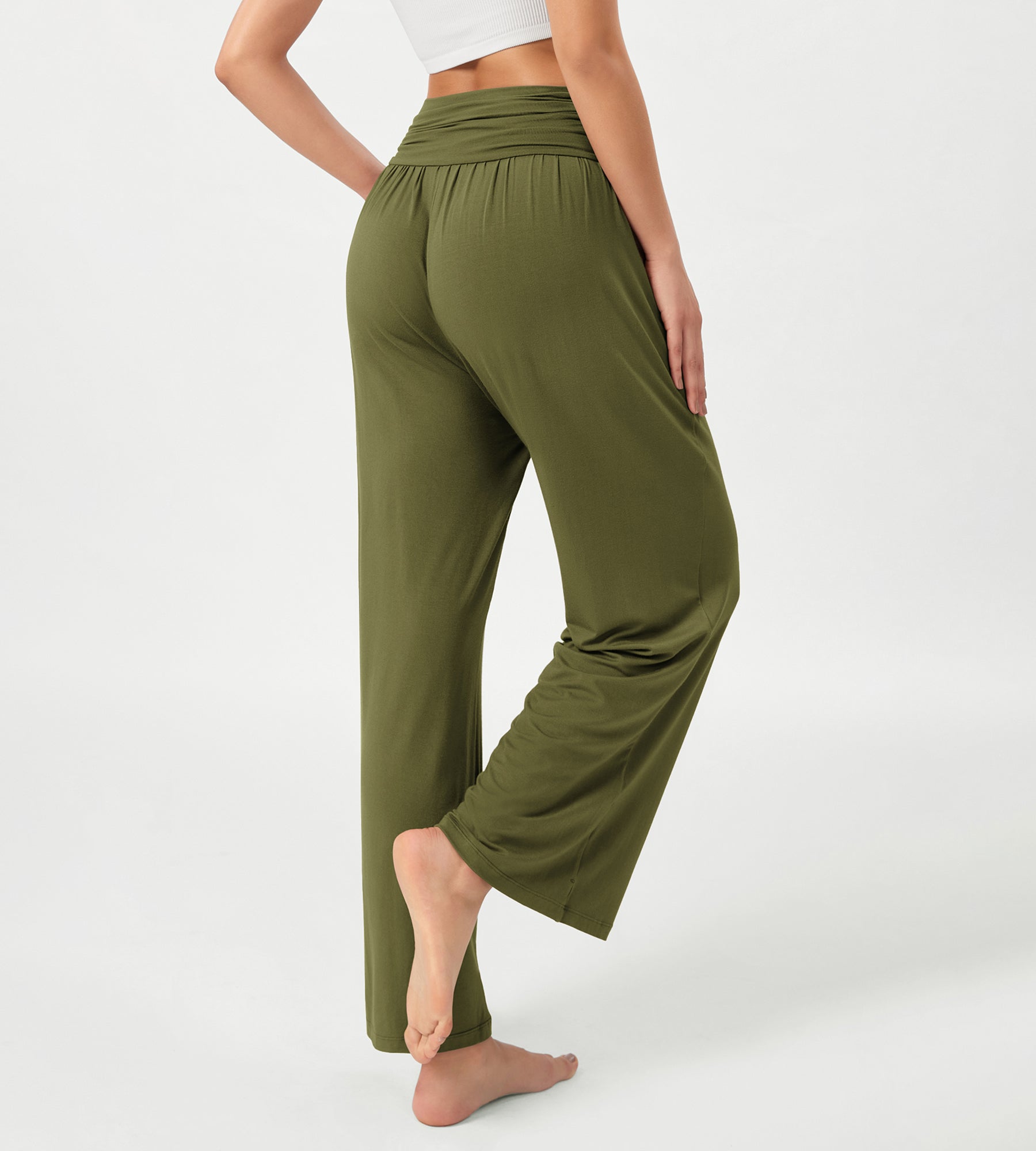 26 Wide Leg Palazzo Loose Comfy Lounge Pants with Pockets - ododos