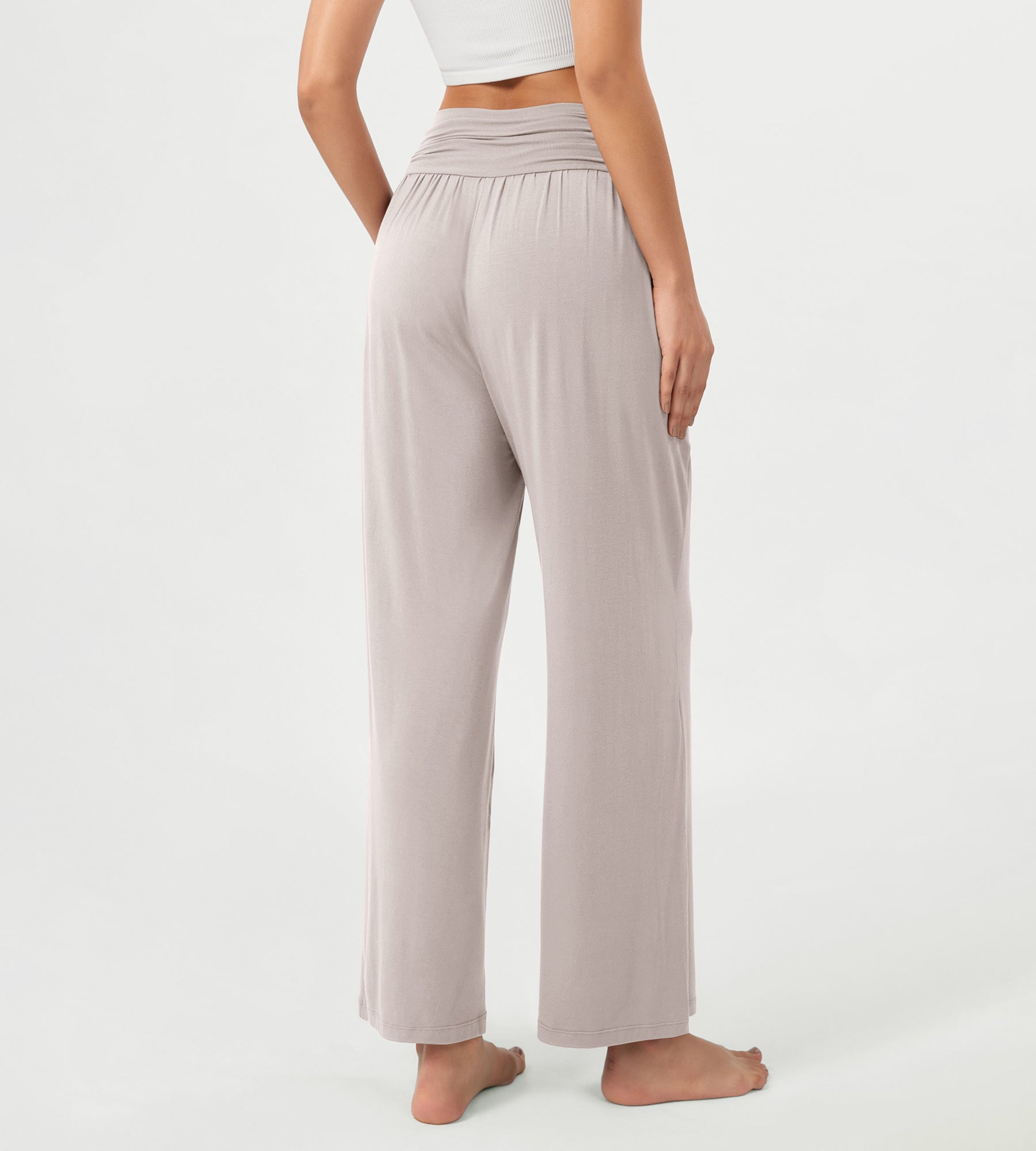 26 Wide Leg Palazzo Loose Comfy Lounge Pants with Pockets - ododos