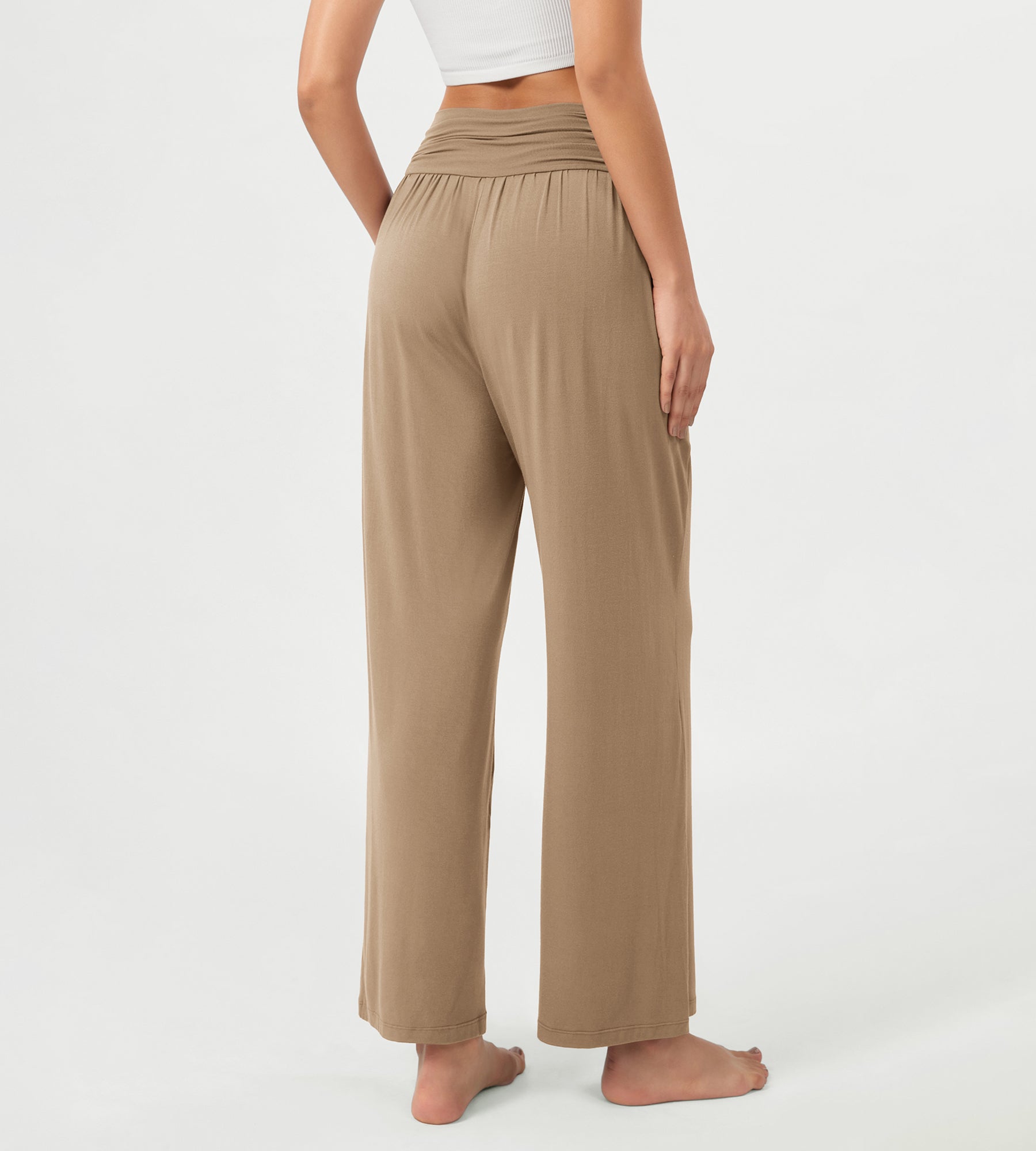 26 Wide Leg Palazzo Loose Comfy Lounge Pants with Pockets - ododos