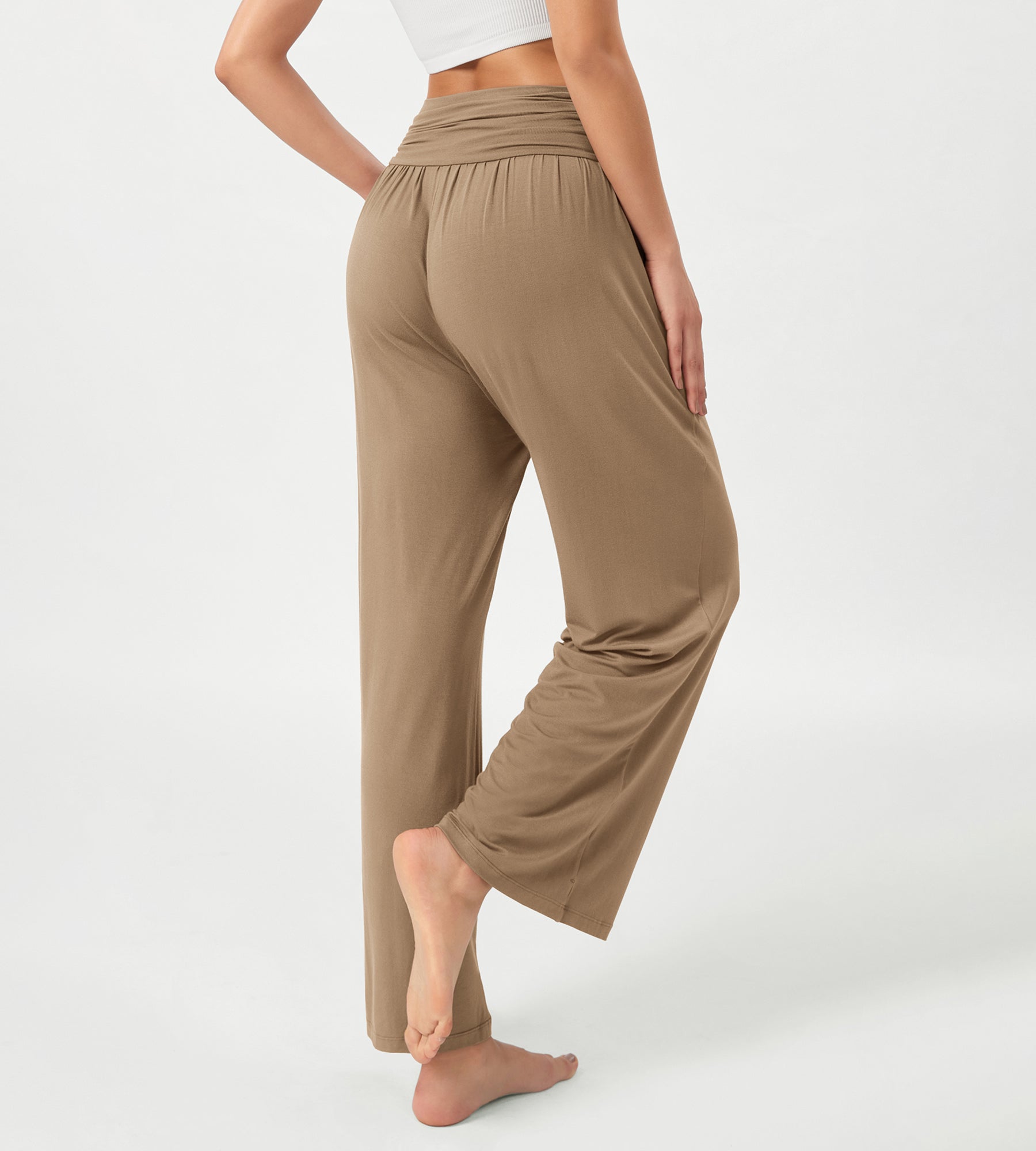 26 Wide Leg Palazzo Loose Comfy Lounge Pants with Pockets - ododos