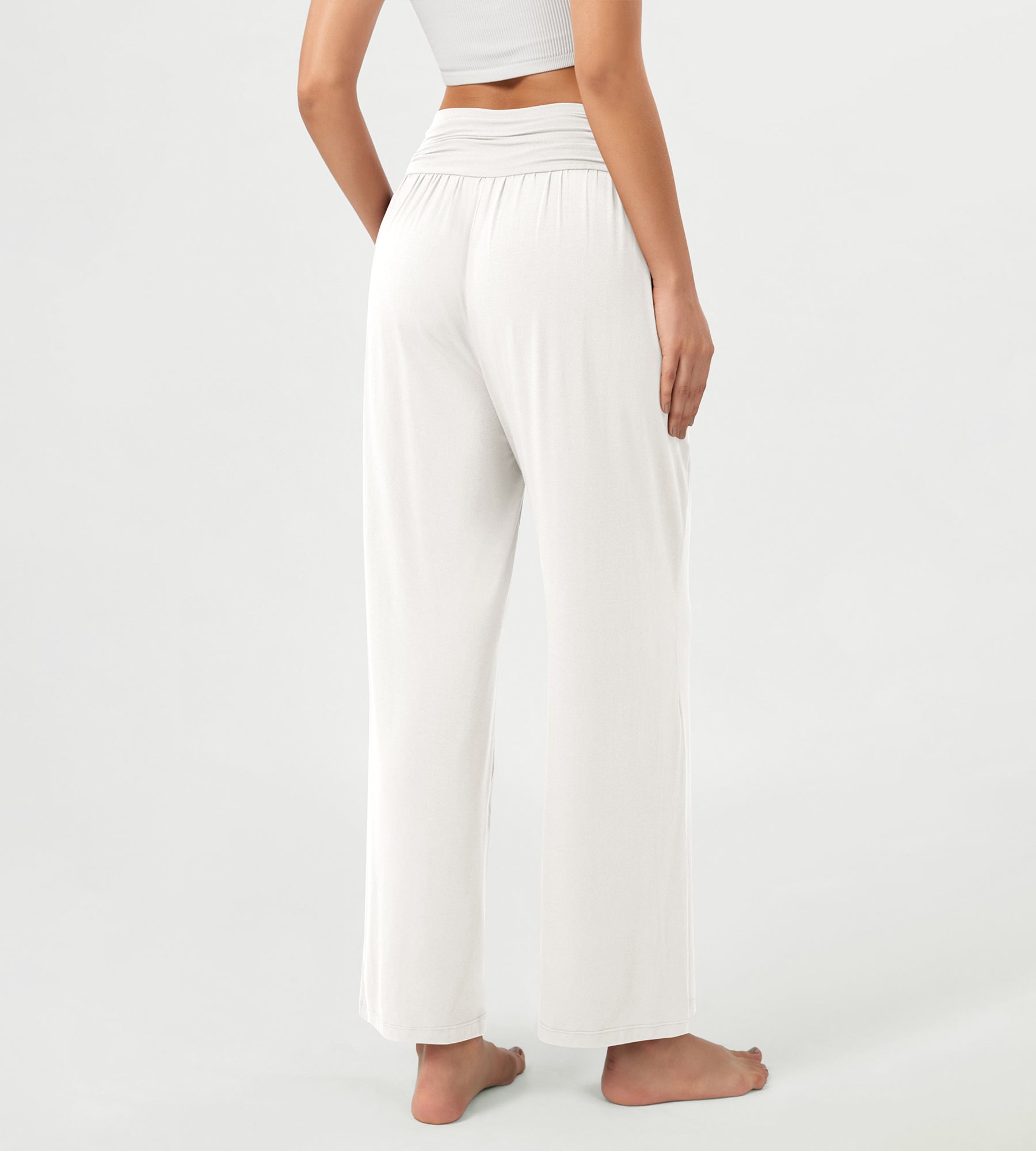 26 Wide Leg Palazzo Loose Comfy Lounge Pants with Pockets - ododos