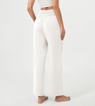 26" Wide Leg Palazzo Loose Comfy Lounge Pants with Pockets - ododos