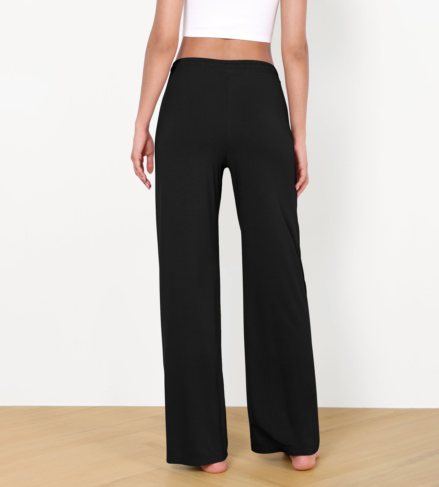 30 Drawstring Lightweight Loose Comfy Lounge Pants with Pockets - ododos