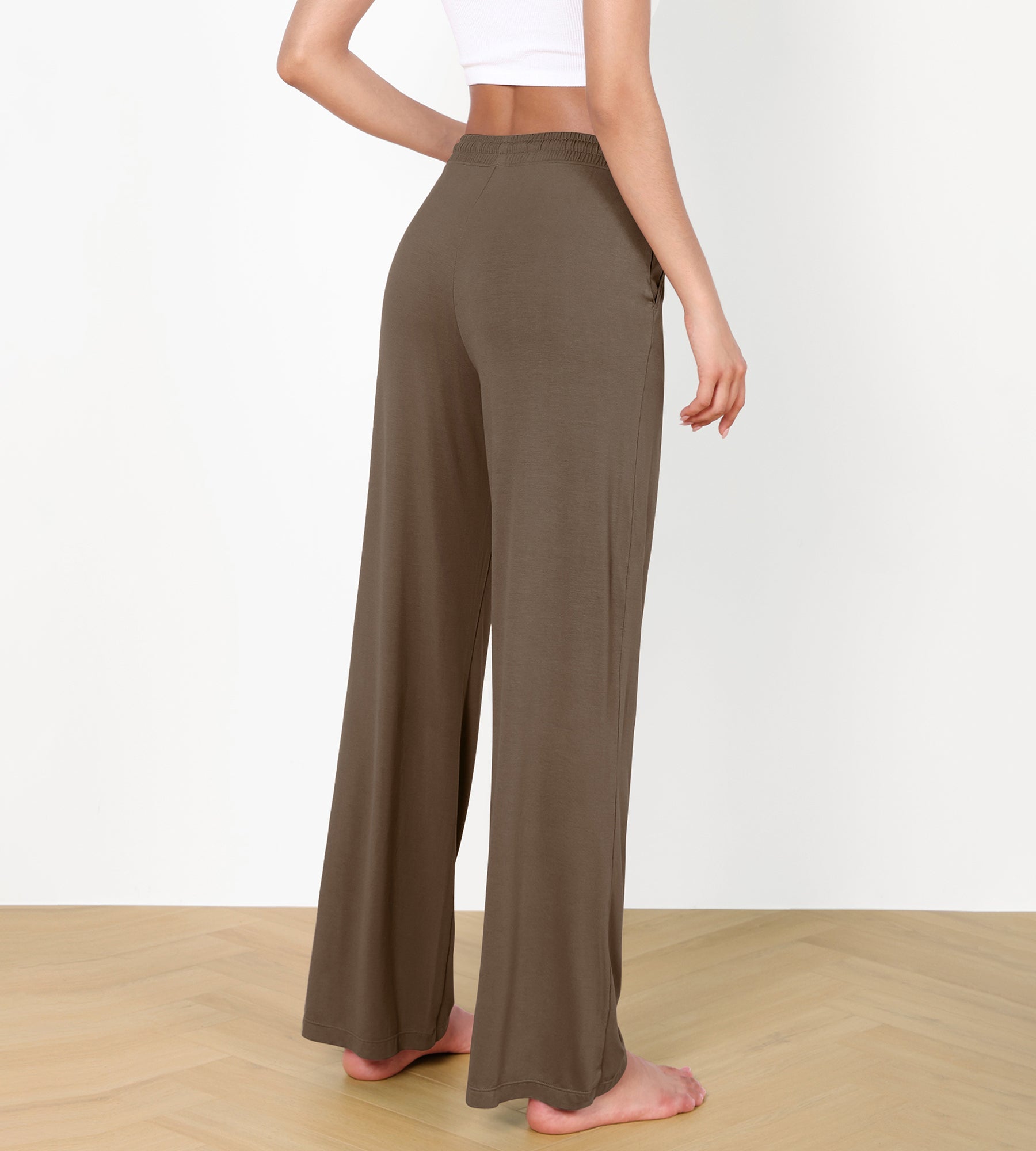 30 Drawstring Lightweight Loose Comfy Lounge Pants with Pockets - ododos