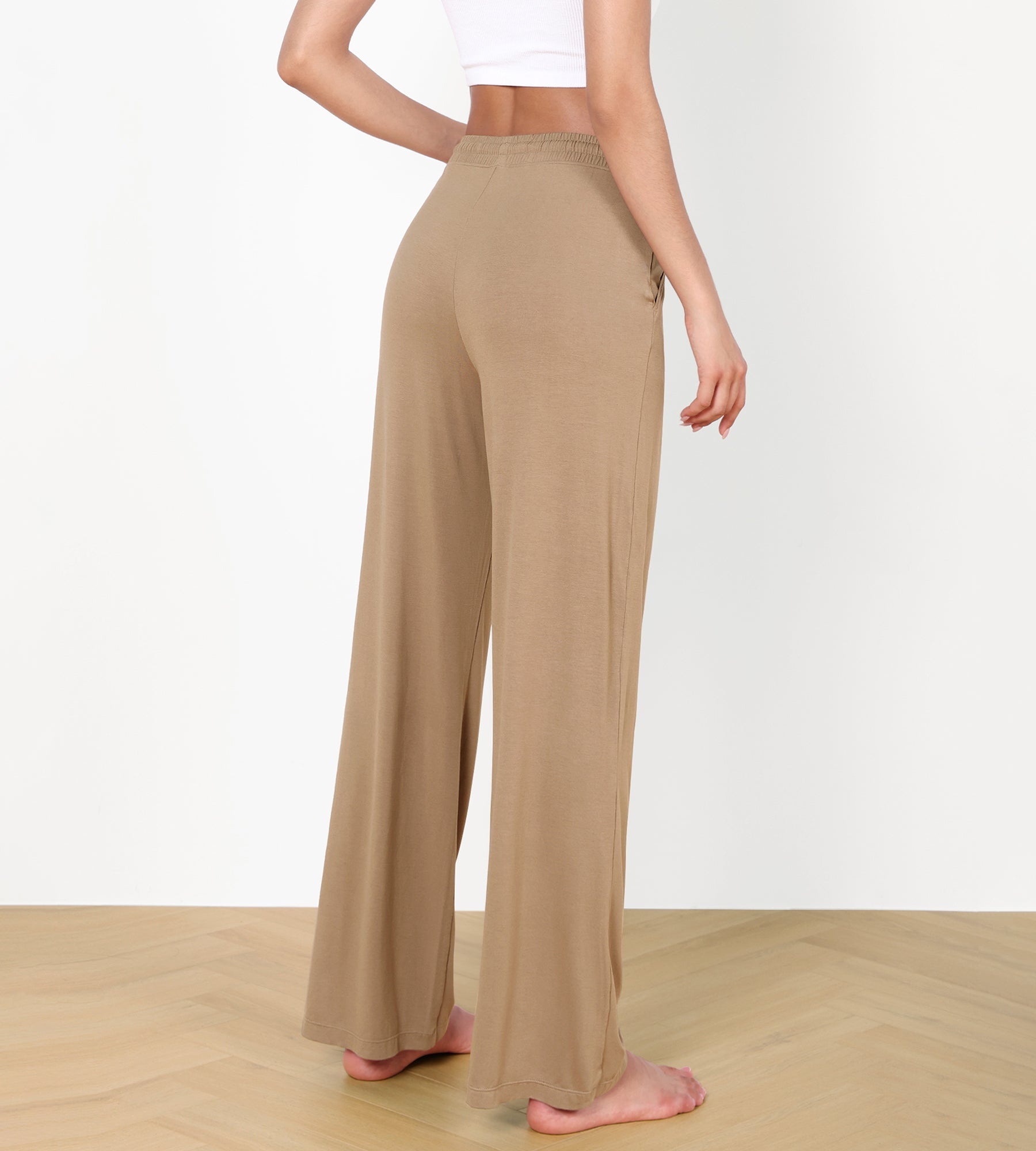 30 Drawstring Lightweight Loose Comfy Lounge Pants with Pockets - ododos