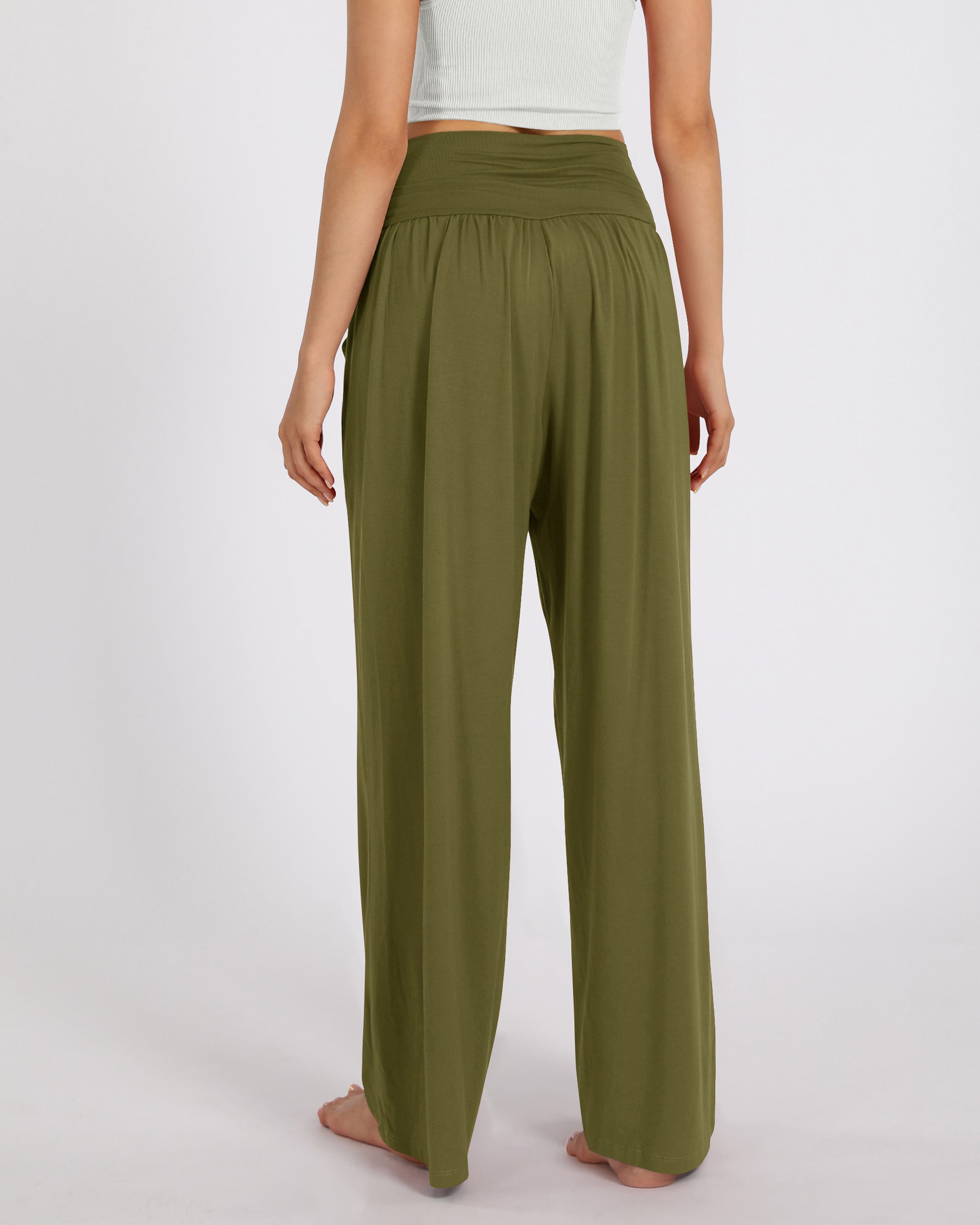 28 Wide Leg Palazzo Loose Comfy Lounge Pants with Pockets - ododos