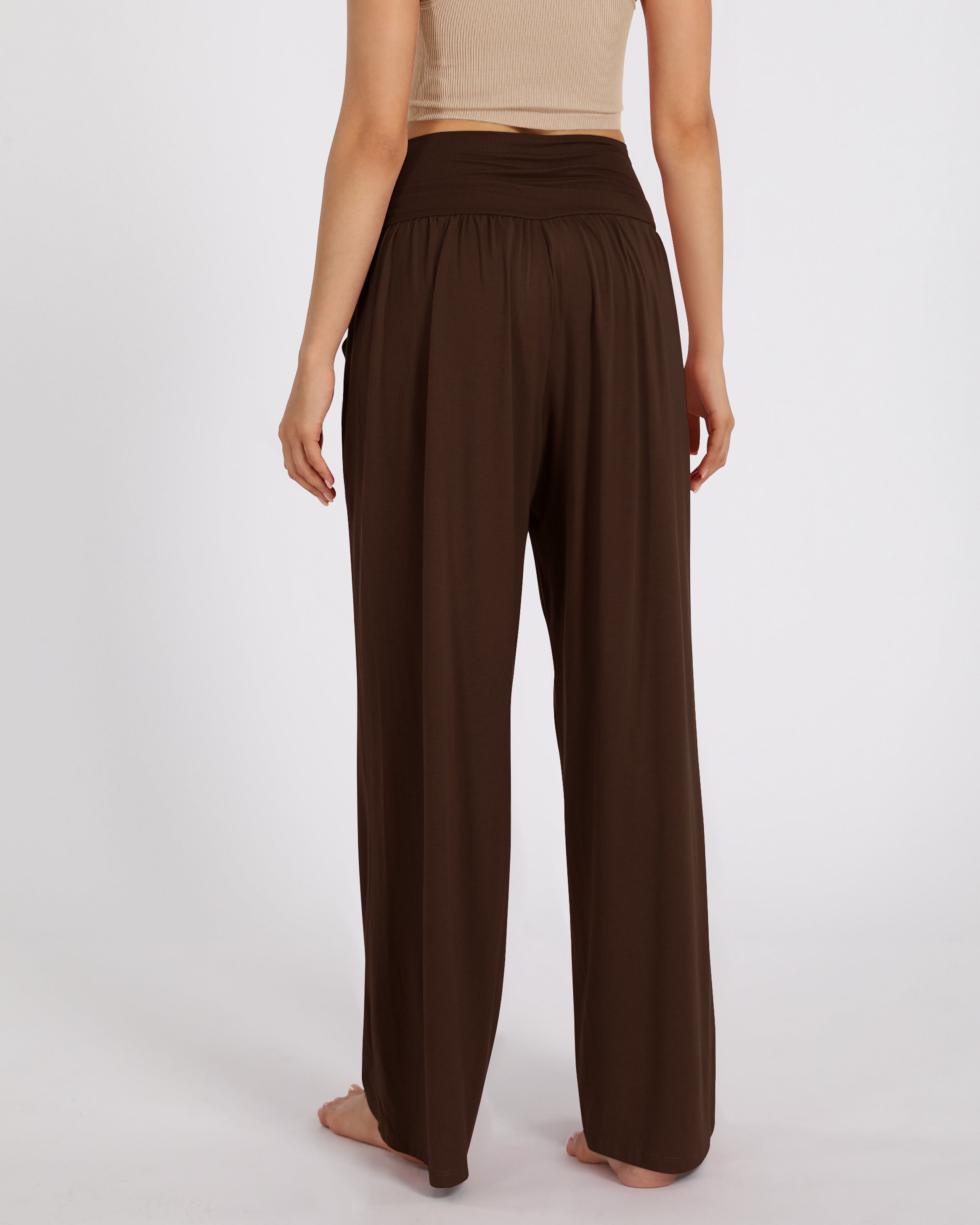 28 Wide Leg Palazzo Loose Comfy Lounge Pants with Pockets - ododos