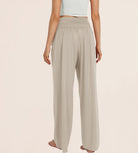 28" Wide Leg Palazzo Loose Comfy Lounge Pants with Pockets - ododos