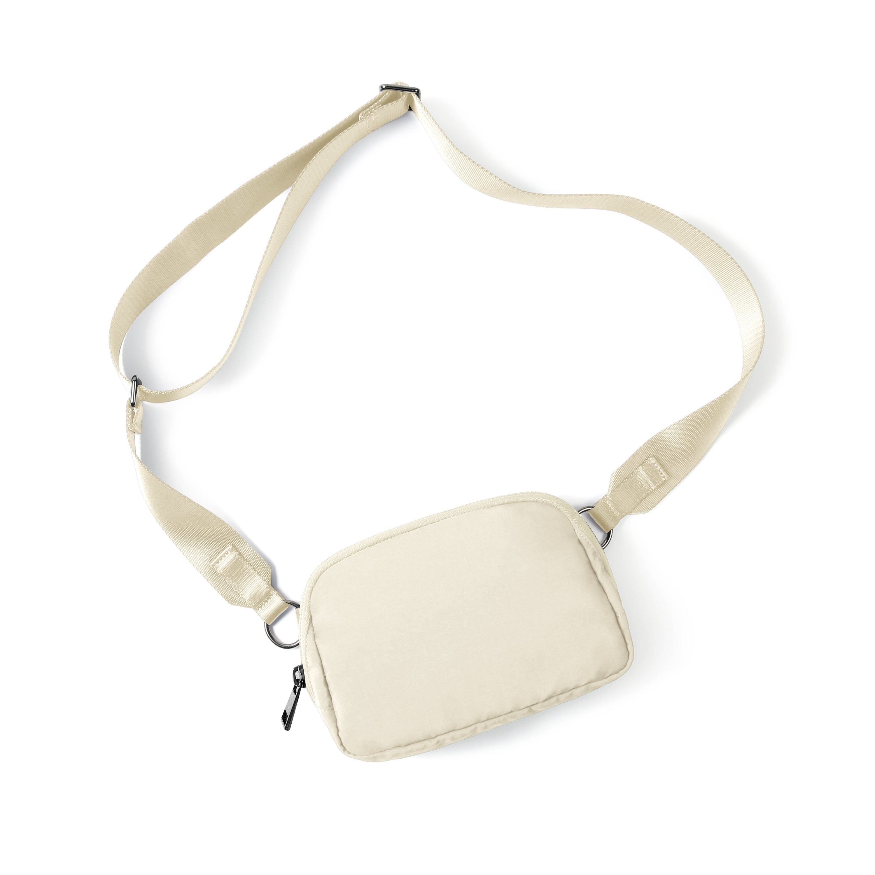 Unisex Mini Crossbody Bag Ivory 8 x 2 x 5.5 - ododos