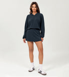 Modal Soft Oversized Long Sleeve Cropped Hoodie - ododos