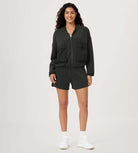 Modal Soft Full-Zip Casual Fall Outfit Hoodies Jacket - ododos