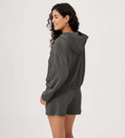 Modal Soft Full-Zip Casual Fall Outfit Hoodies Jacket - ododos