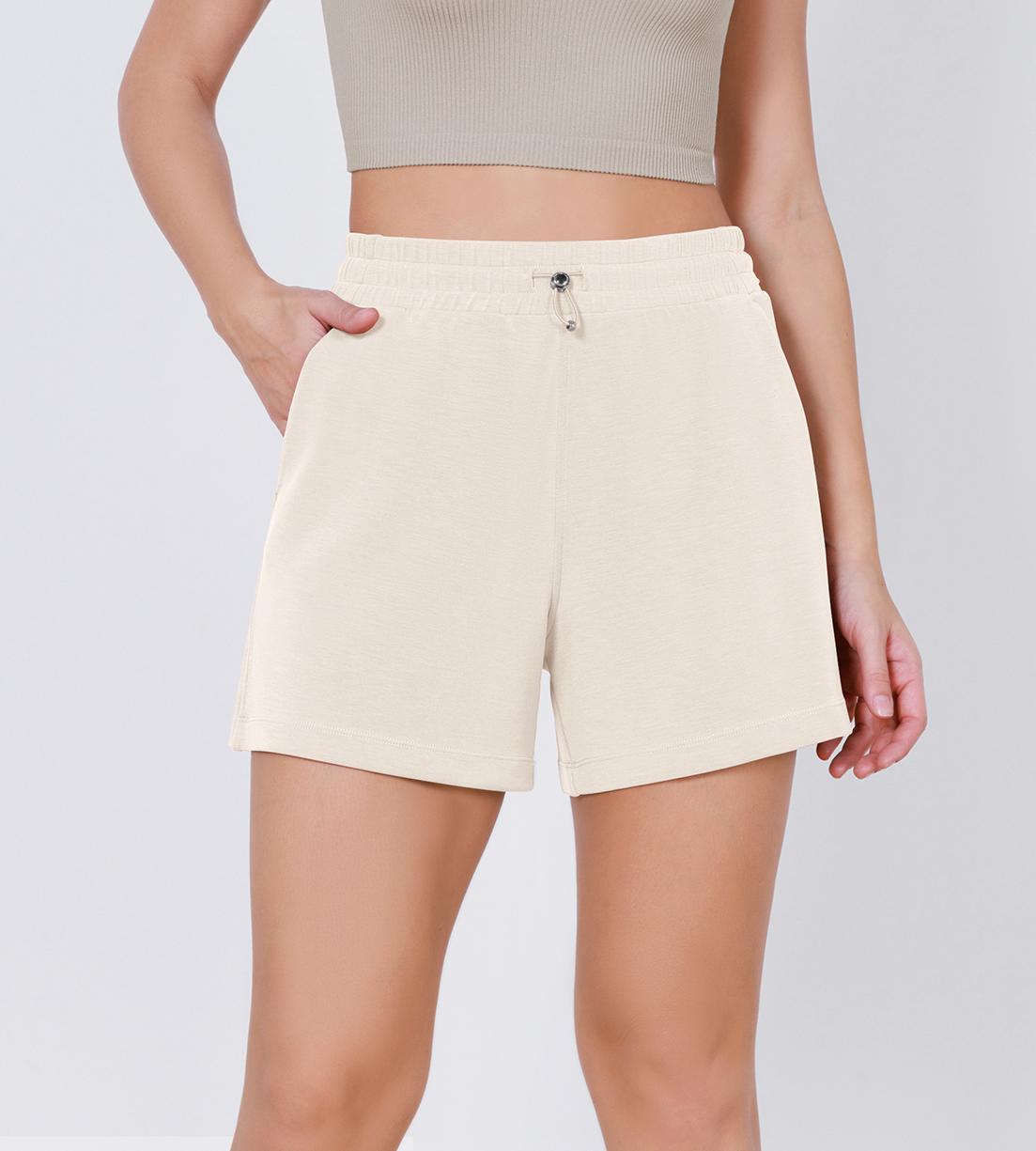 Modal Soft Adjustable Shockcord Relaxed Shorts - ododos