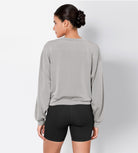 Modal Soft Long Sleeve Cropped Sweatshirts - ododos