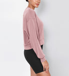 Modal Soft Long Sleeve Cropped Sweatshirts - ododos