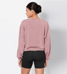 Modal Soft Long Sleeve Cropped Sweatshirts - ododos