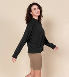 Modal Soft Long Sleeve Oversized Sweatshirts - ododos