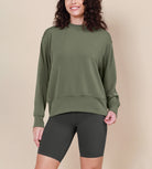 Modal Soft Long Sleeve Oversized Sweatshirts - ododos