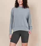 Modal Soft Long Sleeve Oversized Sweatshirts - ododos