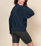 Modal Soft Long Sleeve Oversized Sweatshirts - ododos