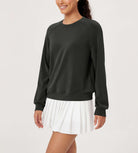 Modal Soft Raglan Long Sleeves Sweatshirts - ododos