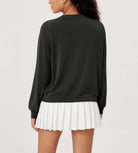 Modal Soft Raglan Long Sleeves Sweatshirts - ododos