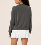 Modal Soft Raglan Long Sleeves Sweatshirts - ododos