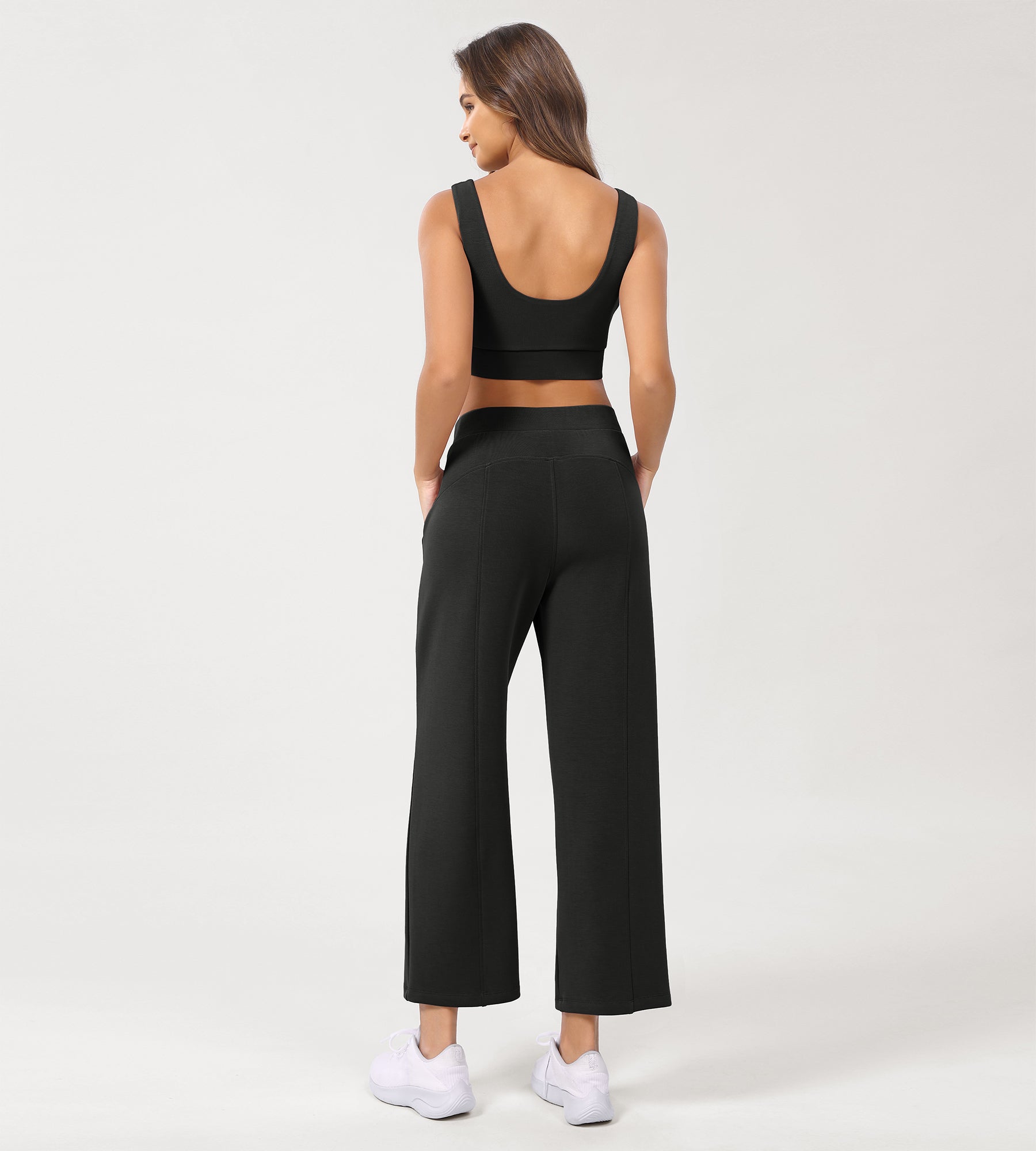 Modal Soft Relaxed Cropped Pants - ododos