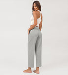 Modal Soft Relaxed Cropped Pants - ododos