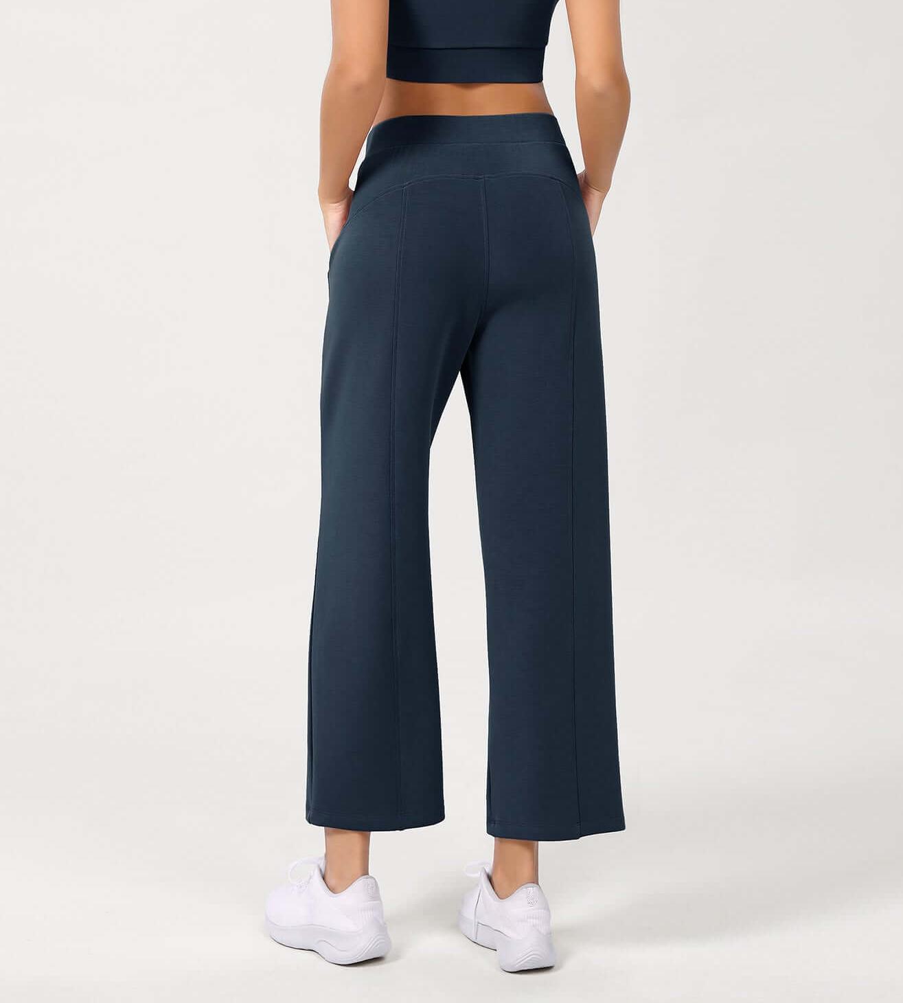 Modal Soft Relaxed Cropped Pants - ododos