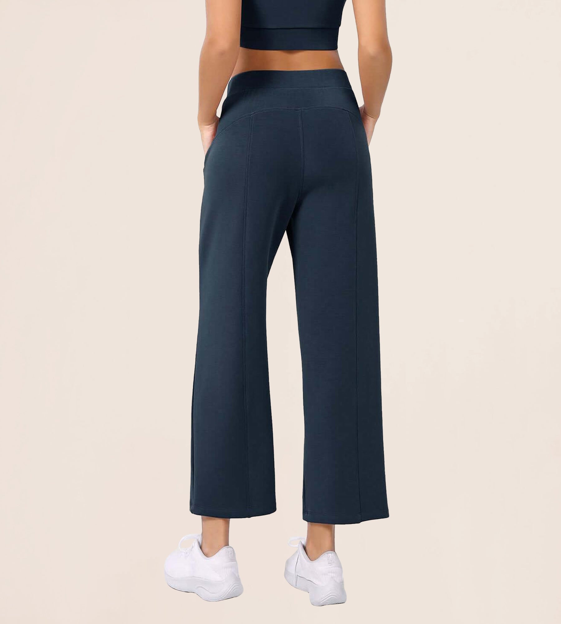 Modal Soft Relaxed Cropped Pants - ododos