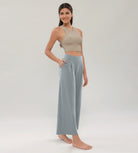 Modal Soft Wide Leg Cropped Casual Pants - ododos