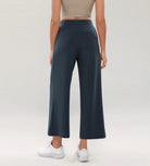 Modal Soft Wide Leg Cropped Casual Pants - ododos