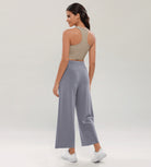 Modal Soft Wide Leg Cropped Casual Pants - ododos