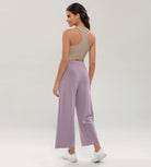 Modal Soft Wide Leg Cropped Casual Pants - ododos