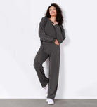 Women's Modal Soft Wide Leg Elastic High Waist Lounge Pants with Pockets - ododos