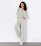 Women's Modal Soft Wide Leg Elastic High Waist Lounge Pants with Pockets - ododos