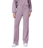 29" Adjustable Shockcord High Waist Casual Lounge Pants with Pockets Taro Purple - ododos