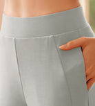 Modal Soft High Waist Casual Flared Pants - ododos