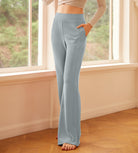 Modal Soft High Waist Casual Flared Pants - ododos