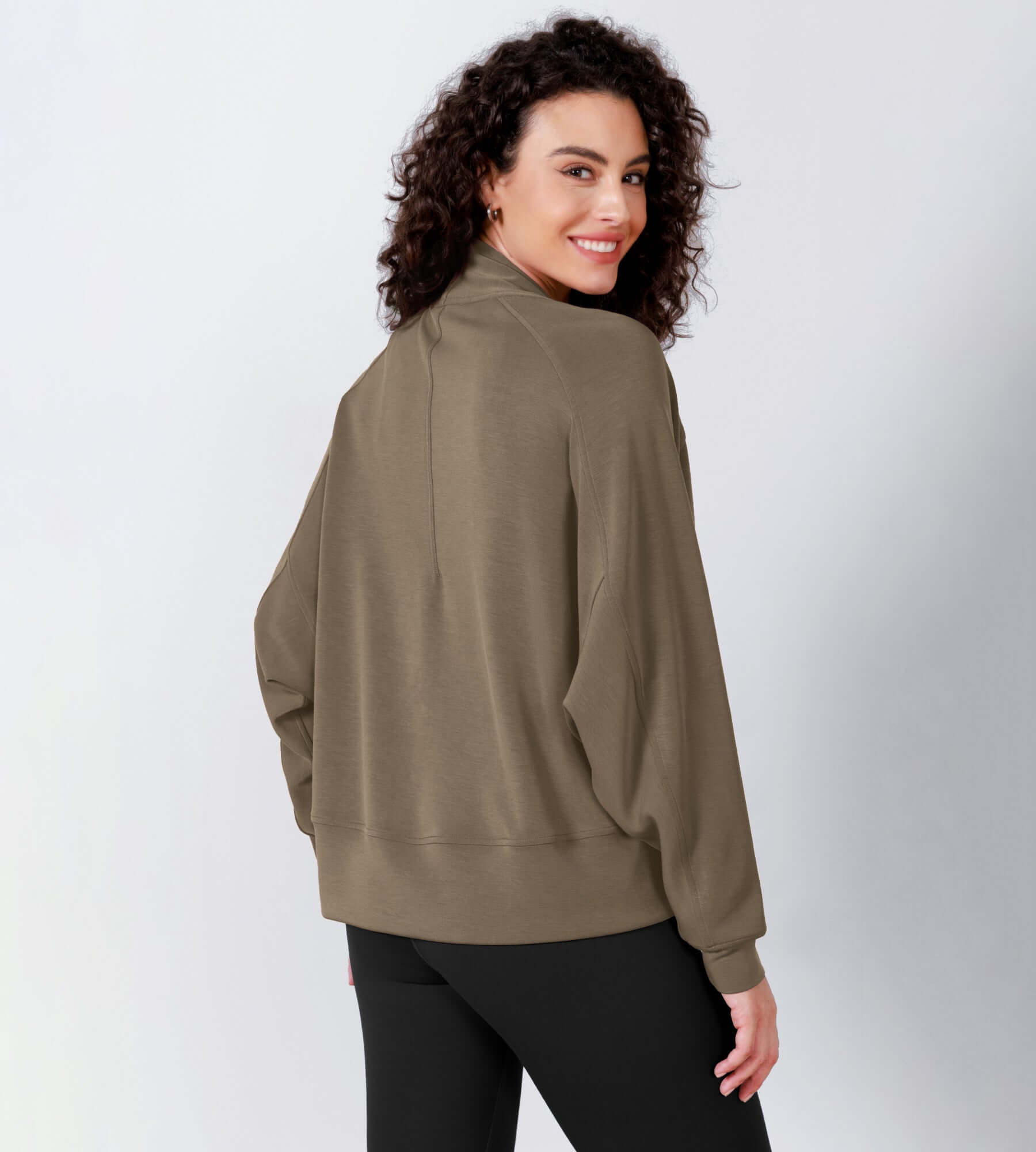 Modal Soft Open Front Long Sleeve Casual Wrap Cardigans - ododos