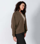 Modal Soft Open Front Long Sleeve Casual Wrap Cardigans - ododos