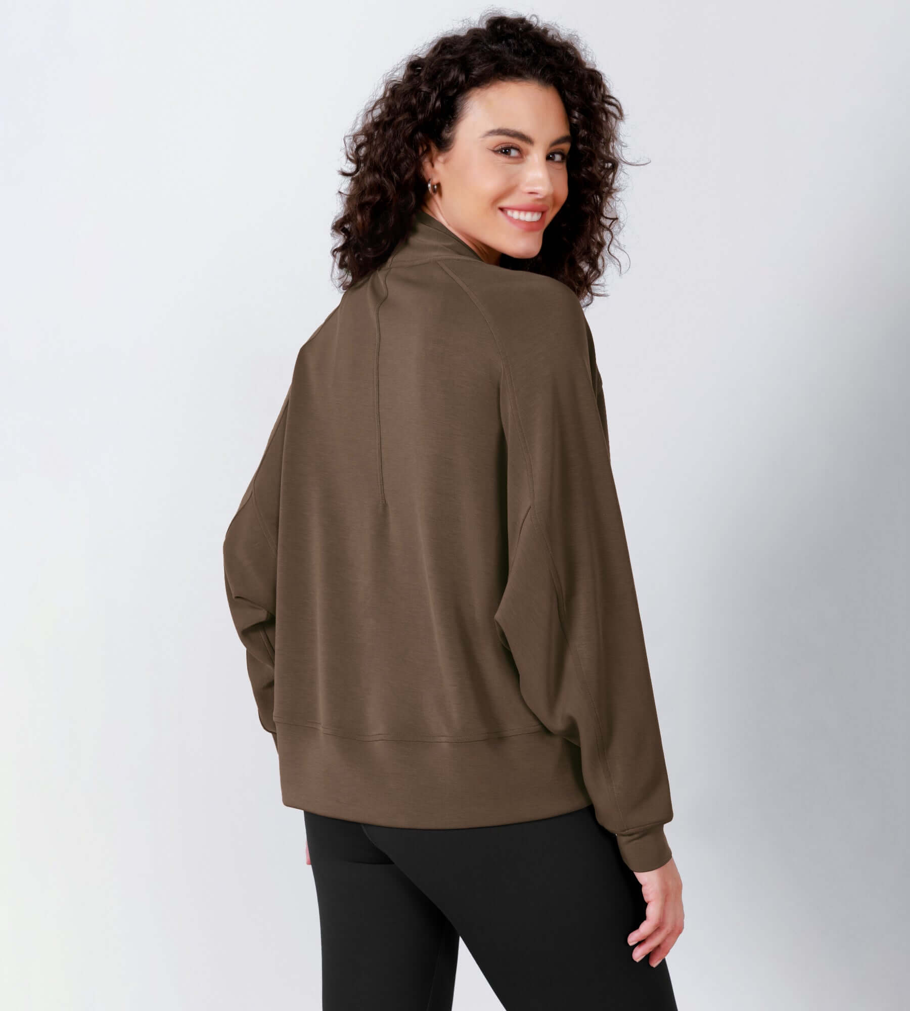 Modal Soft Open Front Long Sleeve Casual Wrap Cardigans - ododos