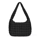 22L Quilted Carryall Crossbody Large Hobo Padding Bag - ododos